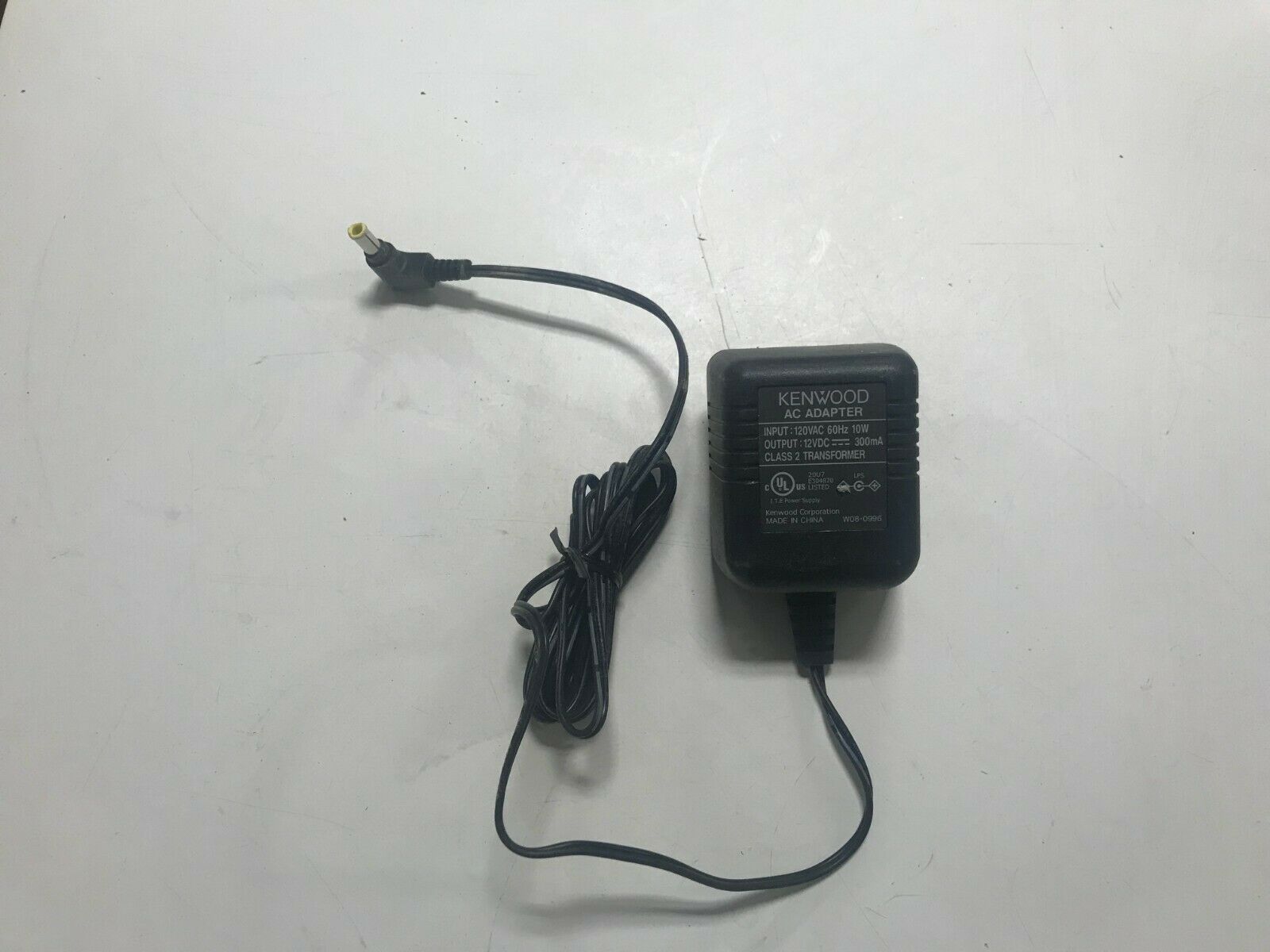 *Brand NEW*KENWOOD W08-0996AC Class 2 Transformer 12V 300mA Ac Adapter